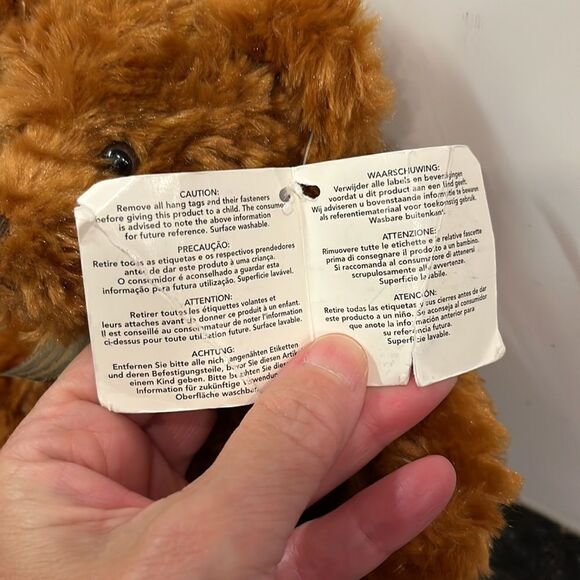 RUSS Berrie And Co, Make Someone Happy Brown Teddy Bear Tag 9" Stuffed Plush - Picture 4 of 11
